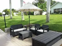 Adagio Villa. Heated pool, huge lanai, gulf canal, kayaks, bikes, 2 living rooms