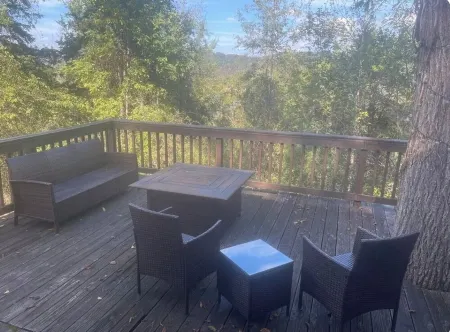 Eagle's Nest Cottage on Center Hill Lake with private path to the water's edge.