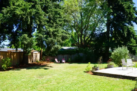 Newly remodeled cozy home with large yard. Close to U of O, Autzen, and Oakway.