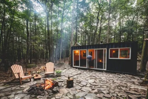 Container Cabin in the Catskills