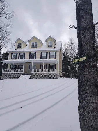 Large private luxury home with outdoor hot tub