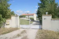 cottage in the countryside with private pool, covered summer kitchen at thégra