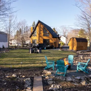 Pet Friendly, Pocono Chalet, Lake Community