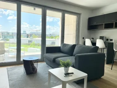 Luxury 2023 Flat in Center with Terrace & Parking - CD4 Hotels near Howald