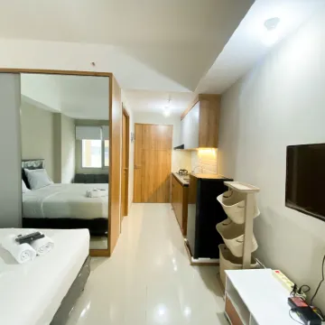 Minimalist Studio Room LRT City Jatibening Apartment Hoteles cerca de Istana Singgah Kedatun Keagungan di Jati Bening