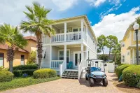 4Br Private Beach Access with Pool & Golf Cart