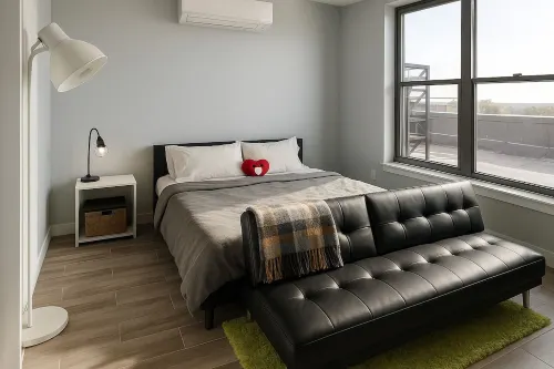 Luxury 2-Story Penthouse in Brooklyn with Balcony and Private Deck