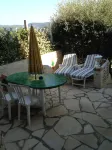 In villa, duplex 42 M2 center for 4 open terrace / garden parking space