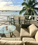 Beachfront House  Private Dock & Beach Tahiti Beach House - Hope Town  5 STAR