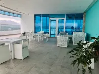 Luxury apartment with private beach and sea view