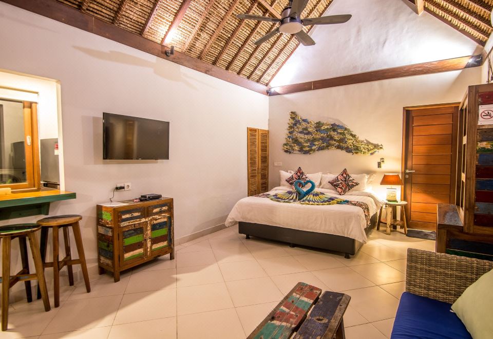 Baluse bungalow in NiasOver view