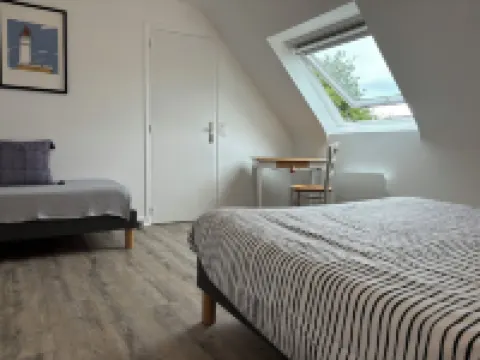 Typical Breton house "Ty Breizh" Beg Meil Fouesnant plage des oiseaux