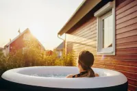 Schorfheide vacation home with whirlpool & eco-friendly energy included!