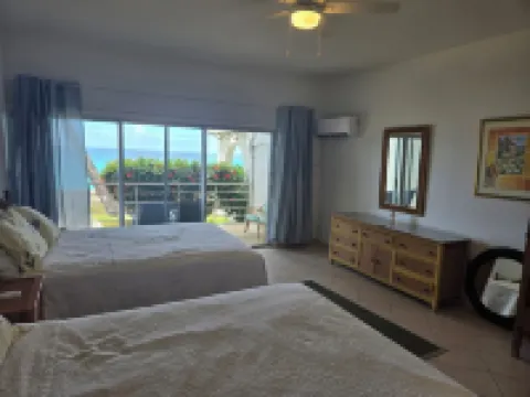 Beachfront condo at beautiful Cupecoy Beach Club.  2 bedroom, 3 bath, amenities!