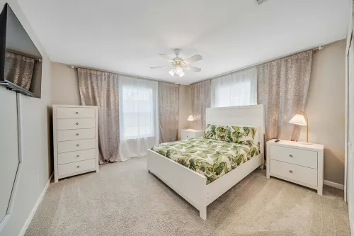 Spacious 4-bedroom house in sunny Panama City Beach with AC, WiFi, & Game Room!