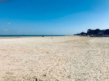 Ryde Beach Garden Apartment, stay Car free by the Sea