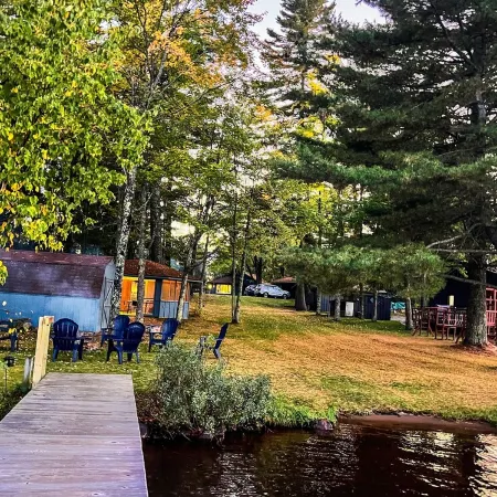 Cozy 1950s Cottage on Range Line Lake – Private Waterfront on Three Lakes Chain