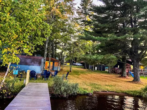 Cozy 1950s Cottage on Range Line Lake – Private Waterfront on Three Lakes Chain