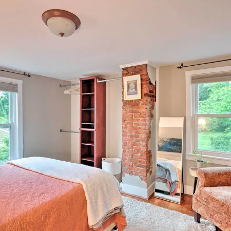 Charming Abode w/ Patio - Walk to Town + River!