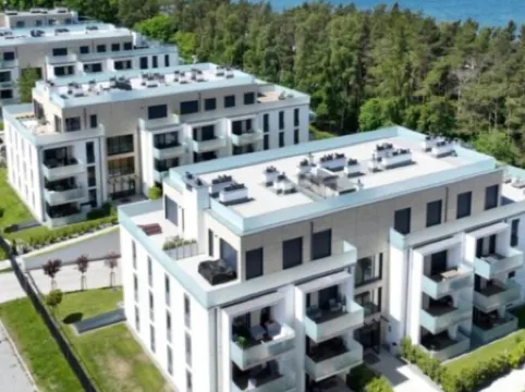 Apartment Near Baltic Sea with Balcony View