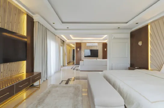 Alsawah Grand Palace at Sheikh Zayed - 6Br, Pool & Private Garden