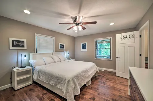 Lakefront 'Rest-Ashored' Home w/ Private Dock! - 3-Star
