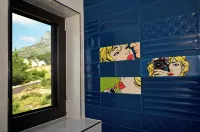 Villa Nina Makarska with Heated Infinity Pool of 33 m2 and Stunning Sea Views - Mountain view