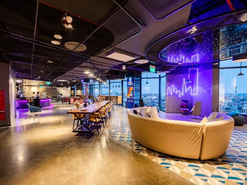 트루 바이 힐튼 타이빈 시티 센터의 세련된 로비