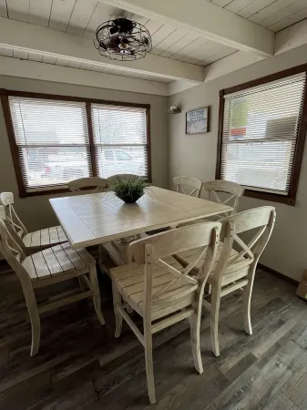 Lake view house with private pier lake access