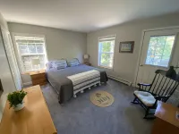 Ocean view 4 br, huge deck with grill, walk to town, pet friendly locally owned