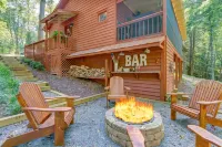 Luxury Retreat Overlooking the 11th Tee at Whitepath Golf Course in Ellijay