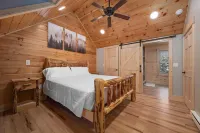 Cabin In the Pines, On Snowmobile Trail