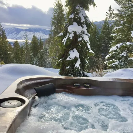 Larchwood Lodge with Lake View, Salt WaterHot Tub and Hiking Trails on 20 acres