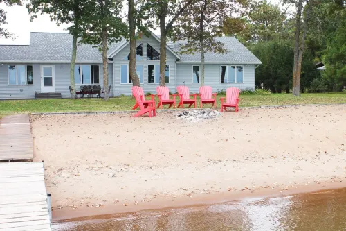 Year Round Lake Home On Sandy Beach