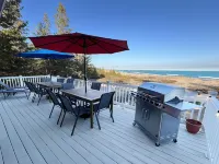 New Listing. Family-friendly home, private sandy beach on Lake Michigan!