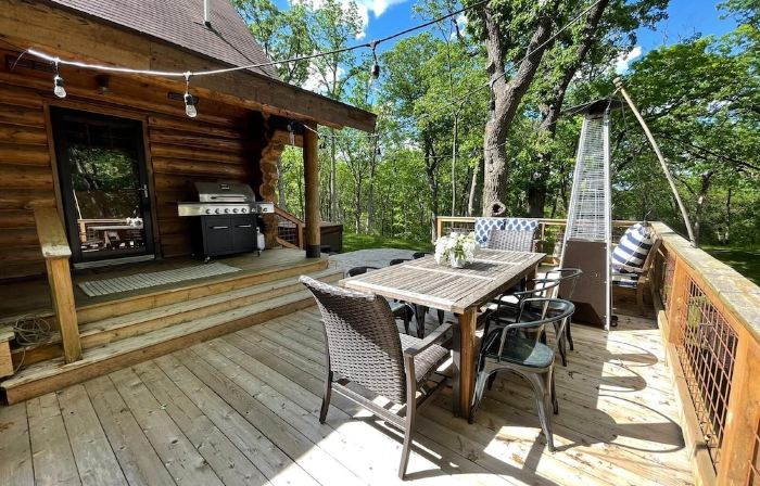 Beautiful Log Cabin Retreat on 6 Acres of Forest Only 10 Minutes to Lake Geneva.