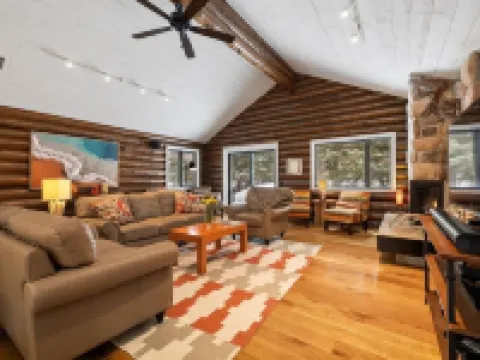 Renovated log home.  Private setting close to skiing, National Parks and Jackson Hotels in Moose Wilson Road