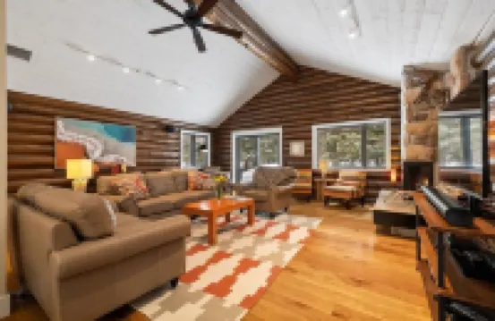 Renovated log home.  Private setting close to skiing, National Parks and Jackson