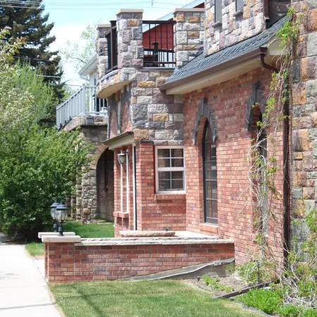 Carter house : 100 year old house with a remodeled castle inspired feel.