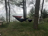 Lake Michigan 1945 Log Cabin Cottage Home North Muskegon Private Sandy Beach