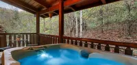 New 4K TV and Air hockey table! Center Pigeon Forge,hot tub, pet, entire cabin!