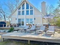Family Friendly Waterfront Home - Private Dock, Kayaks, Fire Pit, Grill, Deck