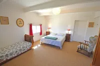 Former Ardèchoise farmhouse 12/14p 6 bdrms Private heated swimming pool not overlooked