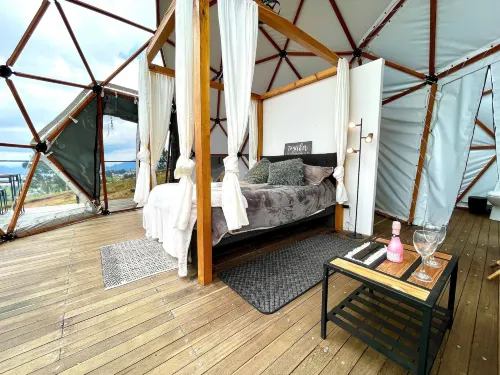 Glamping Spa con vista embalse de Tominé - 4 étoiles