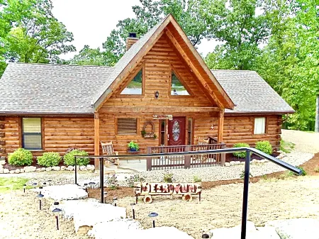 Cozy Cabin Retreat with Hot Tub and Loft - Inviting Rustic Haven