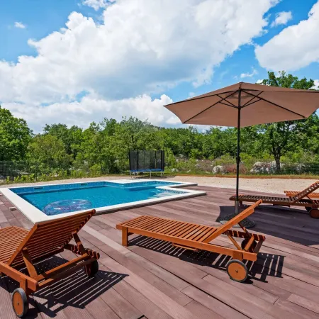 Modern Private Villa Bonaventura with Pool & Jacuzzi & BBQ for Families & Groups Near Split