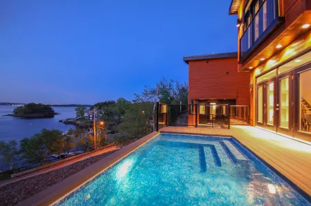 Lux Exec Home Hfx Waterfront Pool Hot Tub