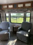 Beautiful views of flathead lake in our 30 ft trailer with two slides. You are w