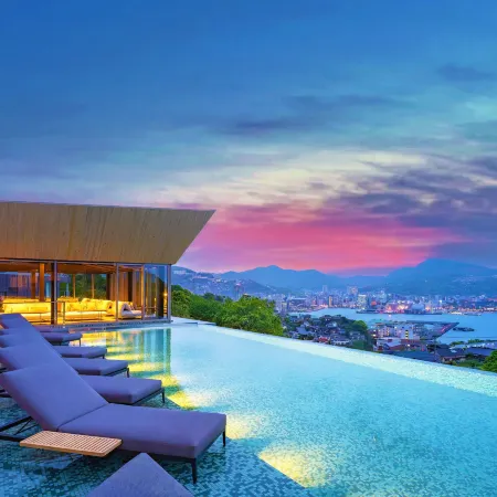 Garden Terrace Nagasaki Hotel & Resort Отели рядом с достопримечательностью «Смотровая площадка на горе Инаса»