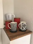 Cozy apartment near the university: with double bed, kitchenette and bathroom